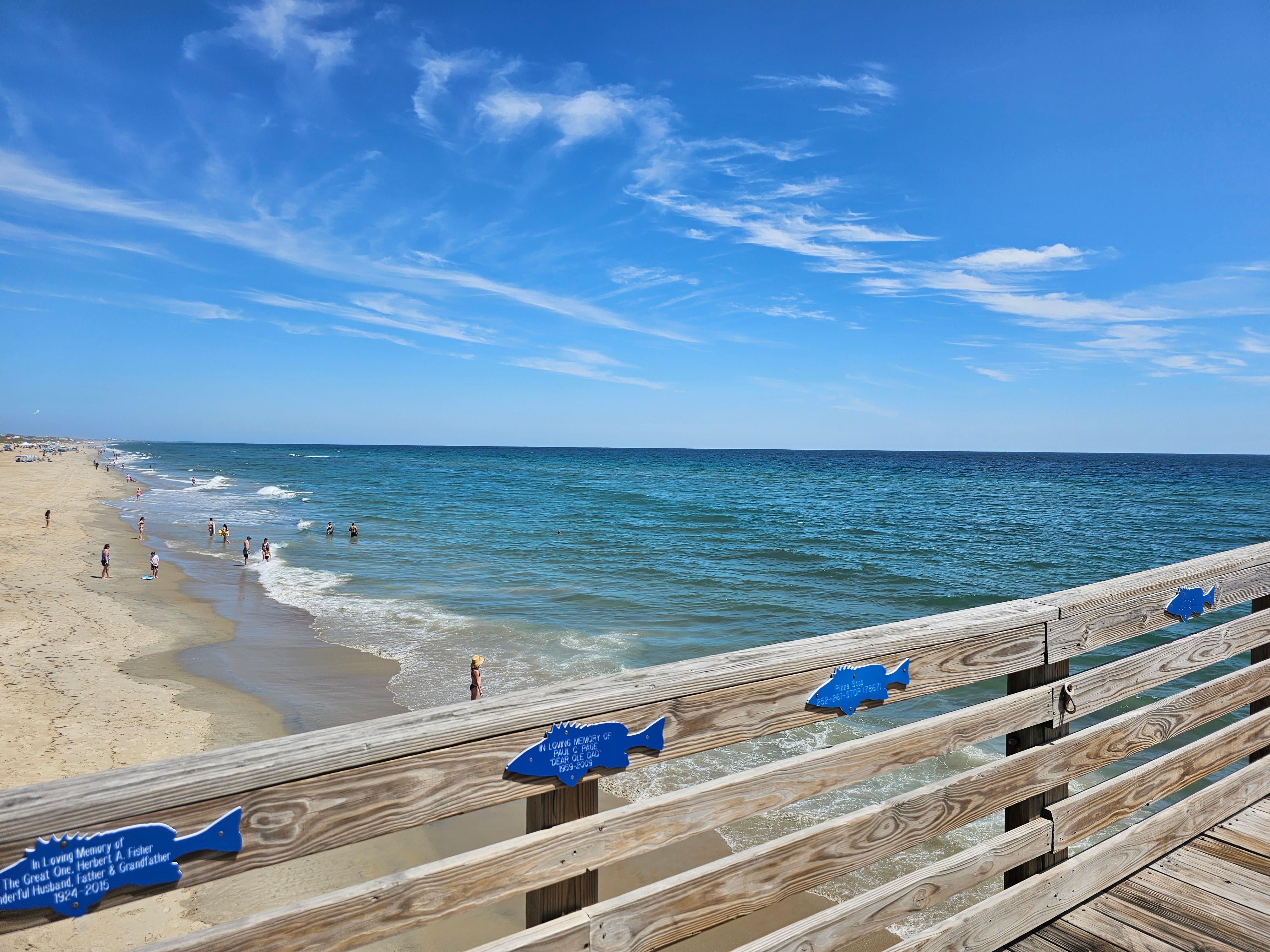 Fishing from the Pier.. 5 minutes away from "home"
