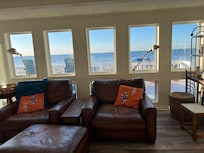 The view out the living room