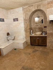 Bathroom in hotel room