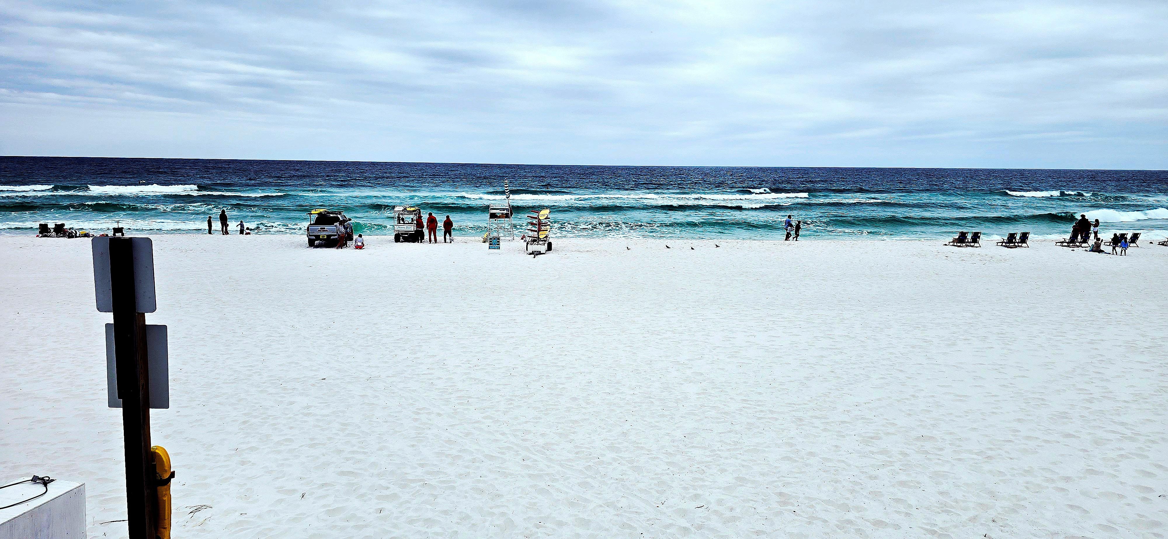 Just a short walk across the street and you're at the beach!