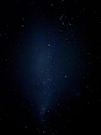 Milky Way directly overhead