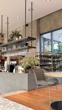 Inside the restaurant