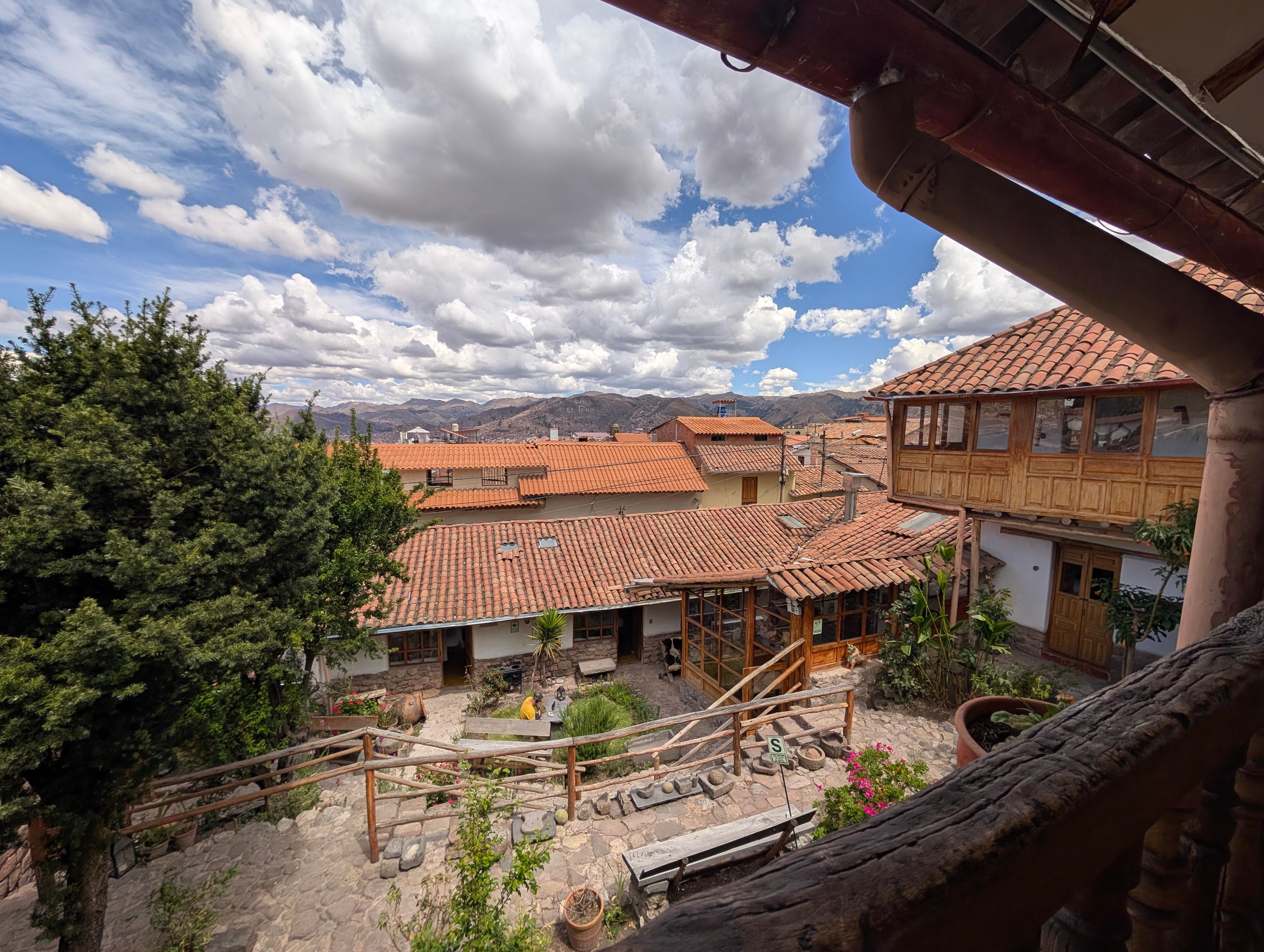 Our view from the balcony.