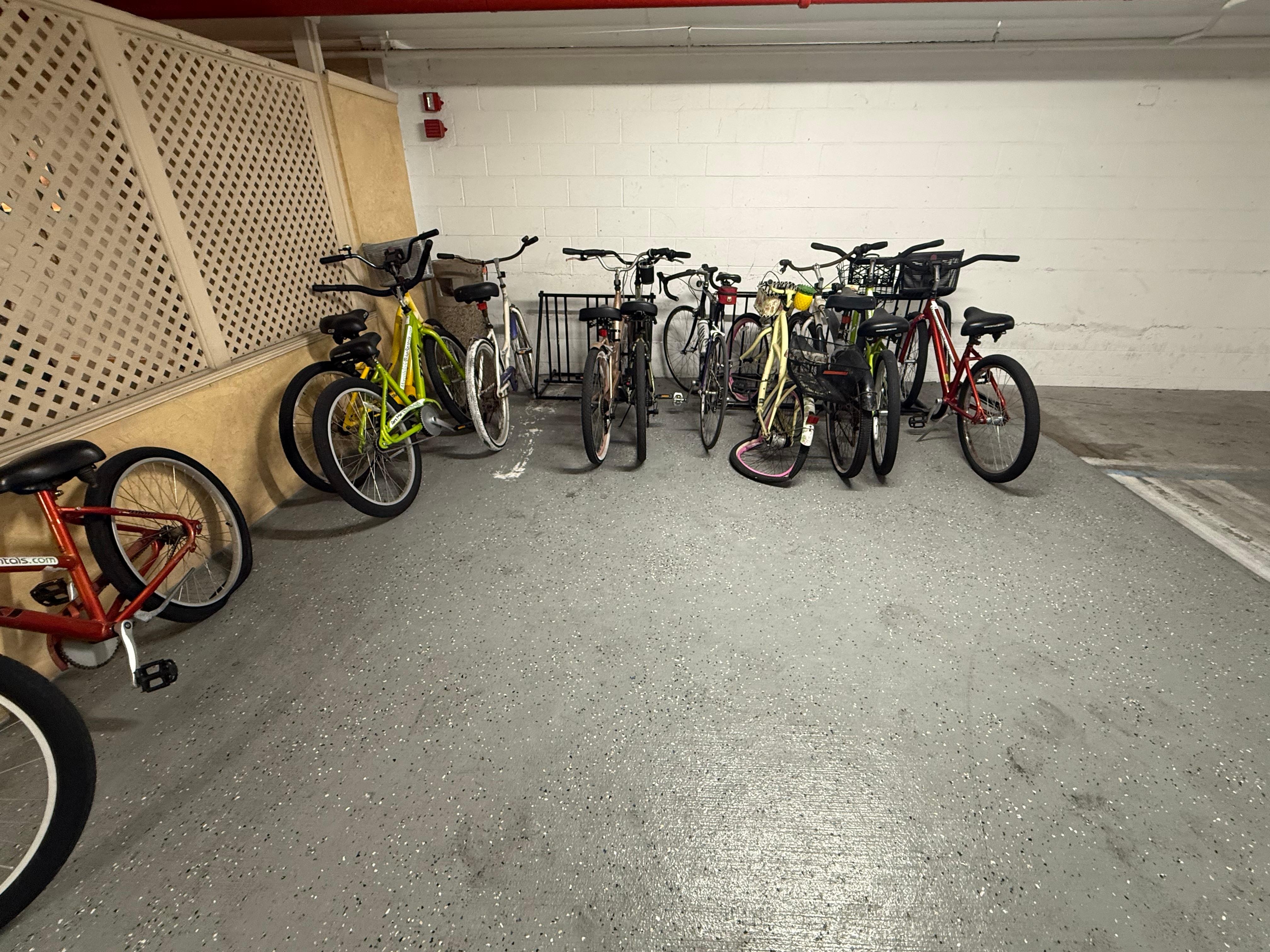 Bicycles at Marco Beach Suites