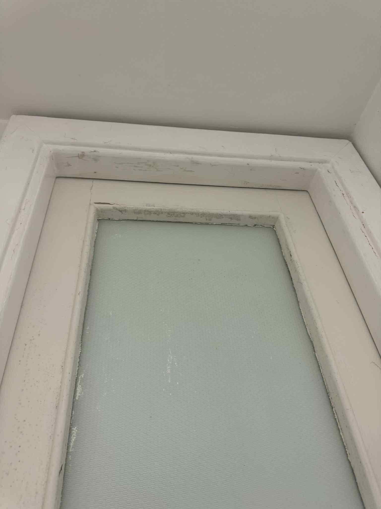 Private bathroom door - Painted glass