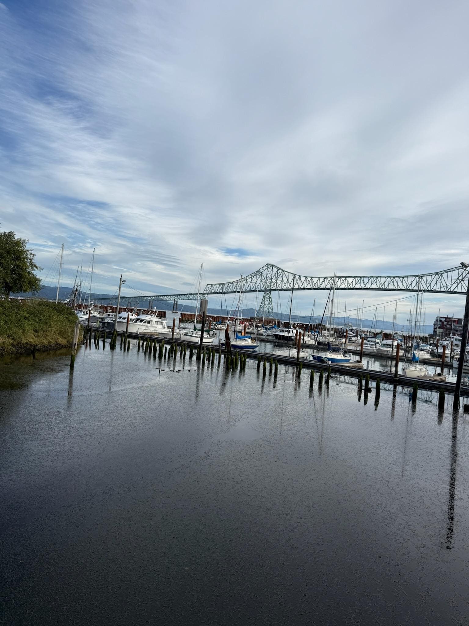 I enjoyed over looking the marina.