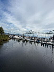 I enjoyed over looking the marina.