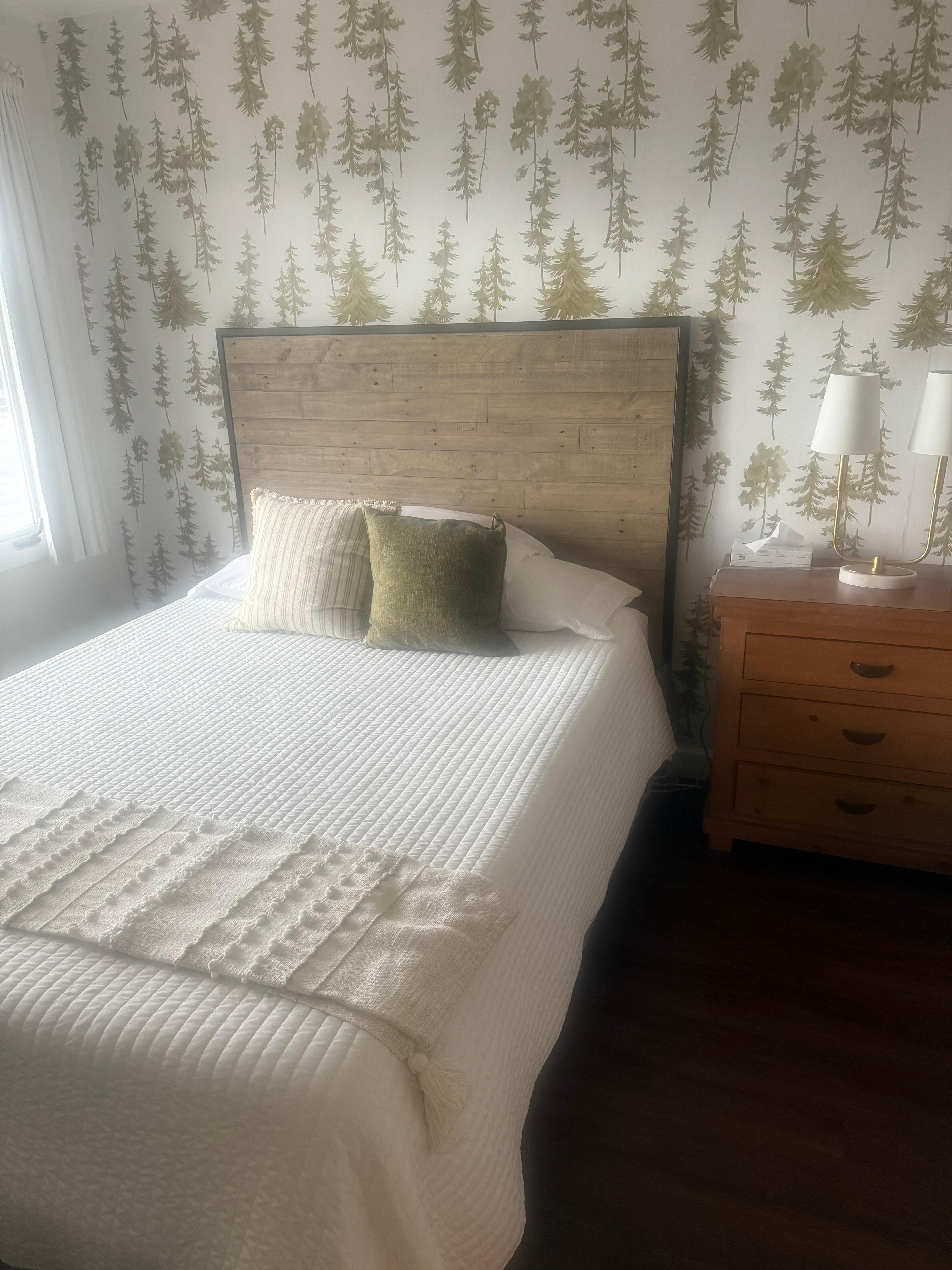 Such a cute room with decor that has tasteful nods to the area