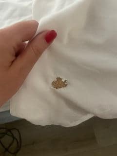Holes in bedding