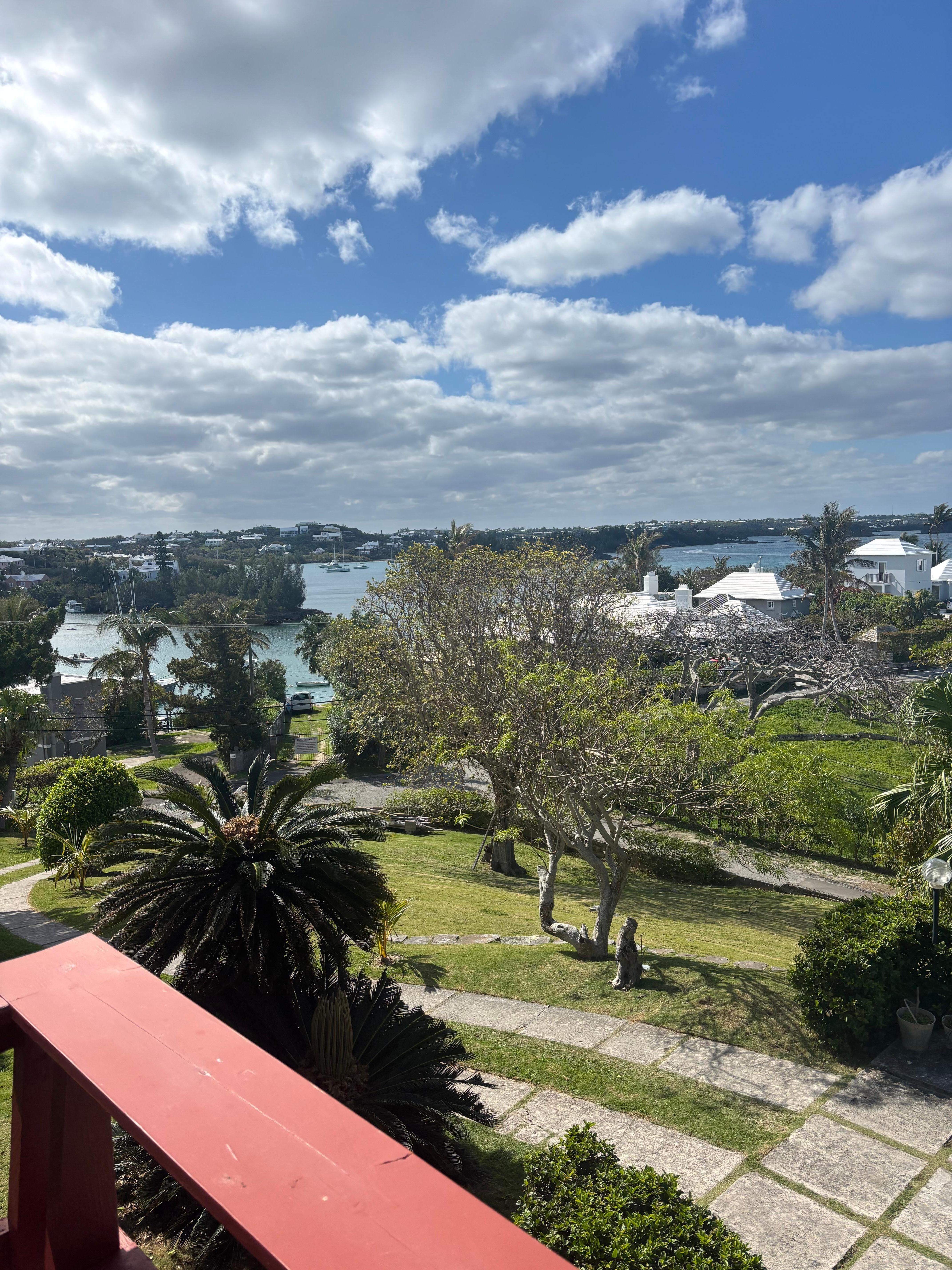 We appreciated the opportunity to have our coffee while enjoying this view.