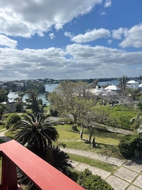 We appreciated the opportunity to have our coffee while enjoying this view.