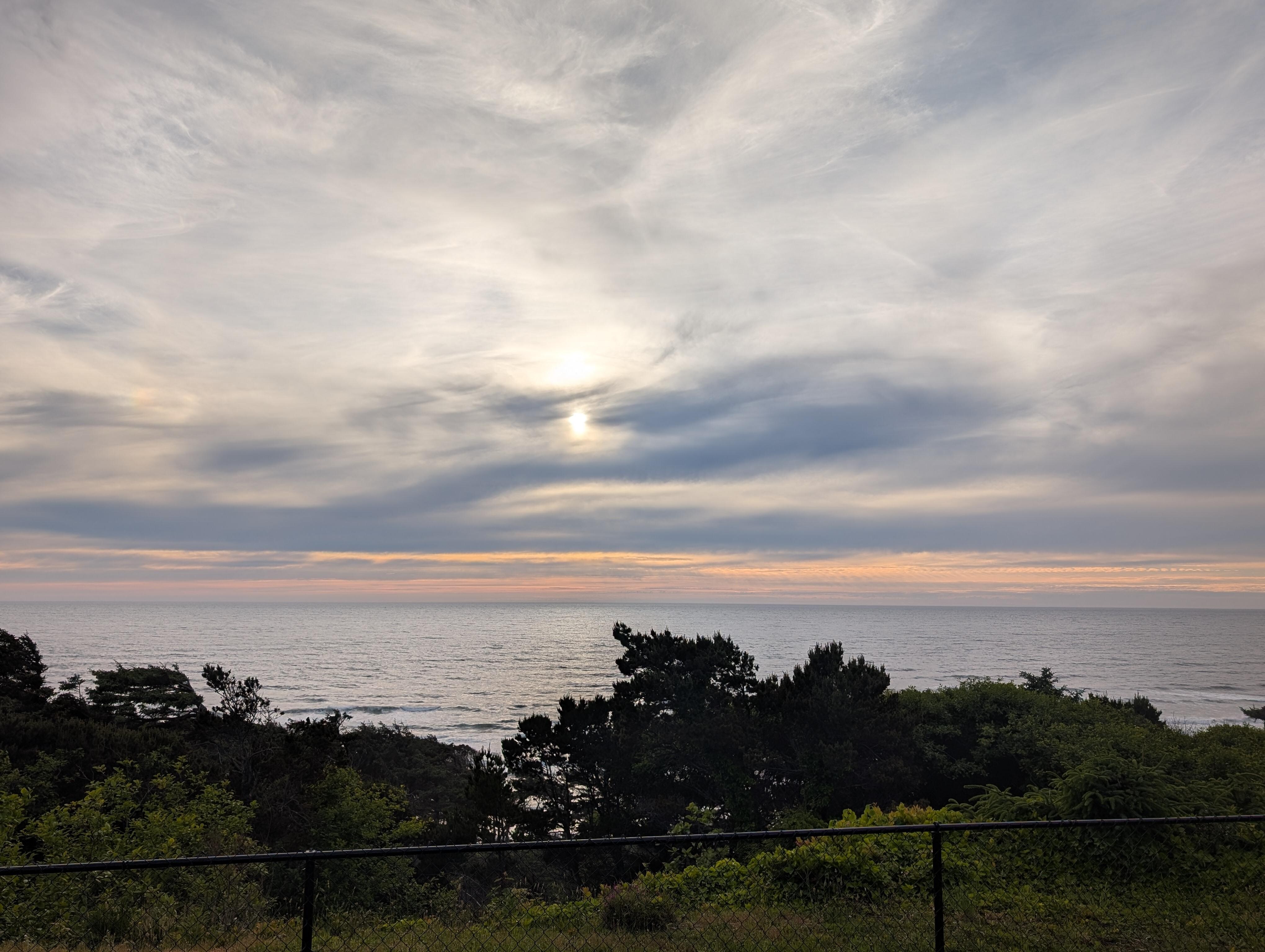 Beautiful sunsets each night.