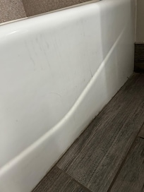 Unidentified substance on tub