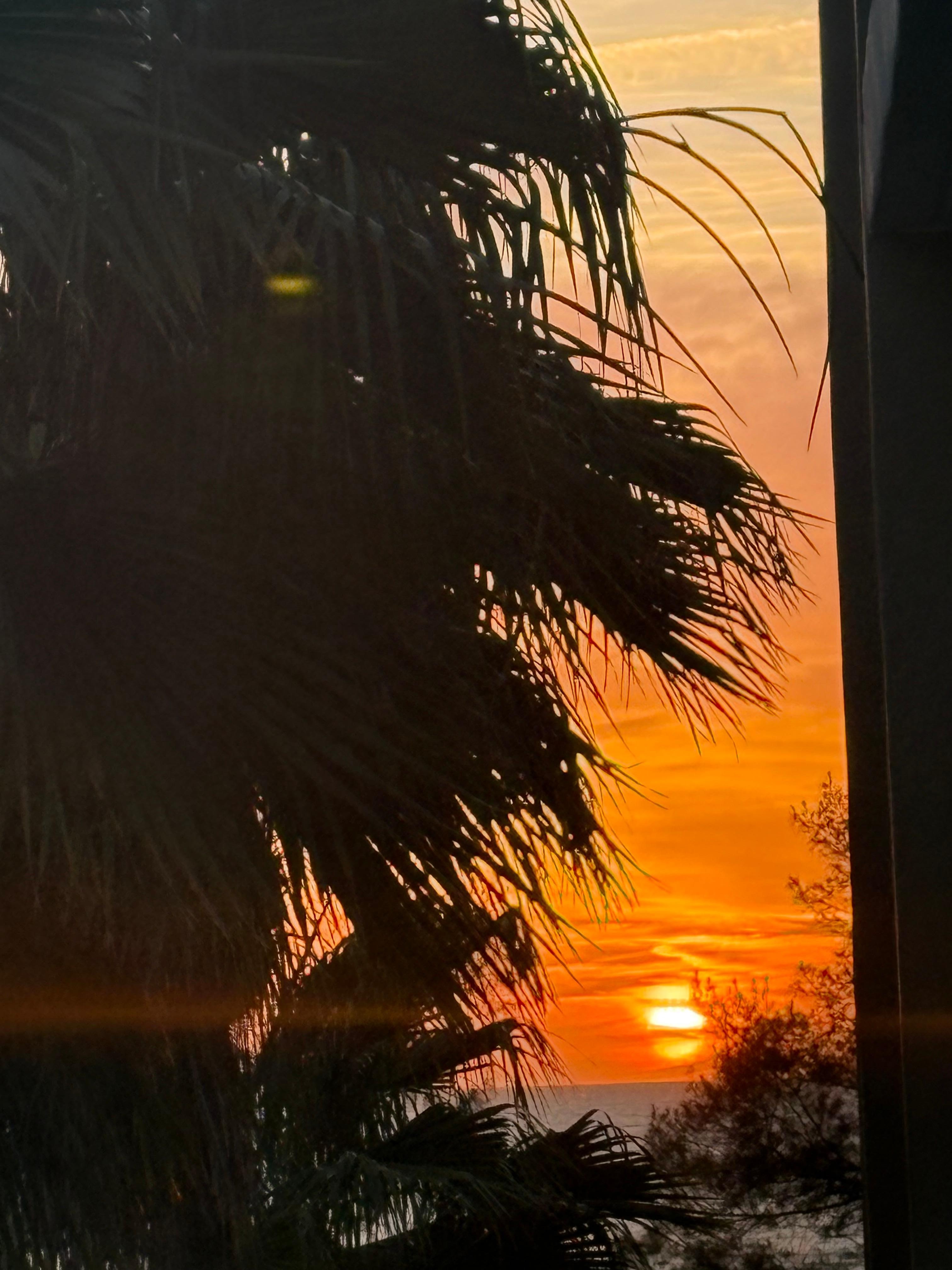 Sunset from our room