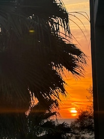 Sunset from our room