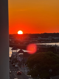Sunset from the balcony
