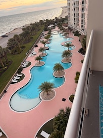 Balcony view from Room 604