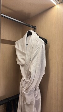 Provided my husband and I with clean robes!