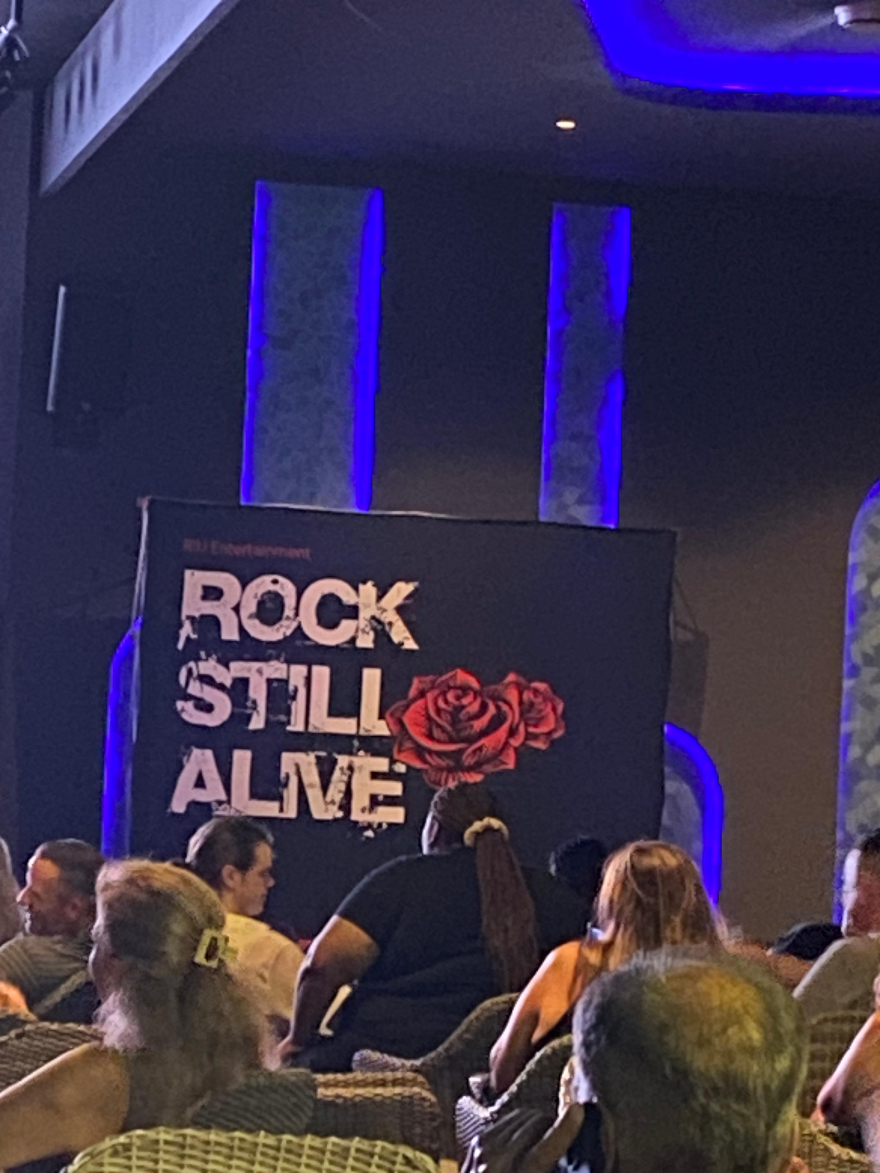 My husband and I had a good time in the concert