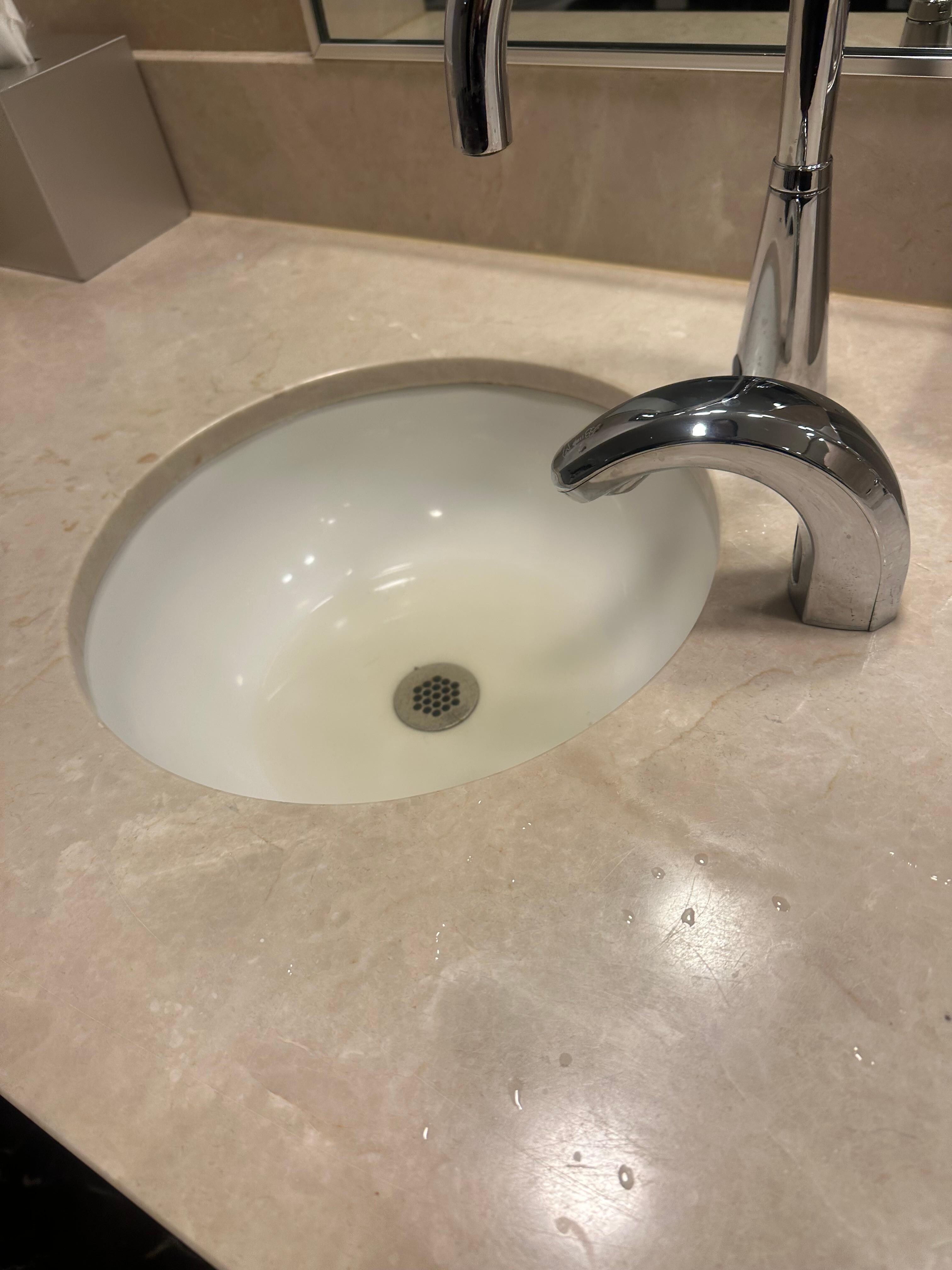 Plumbing issues throughout the property. This is the refresh room. I had issues with my toilet and other common spaces were not working properly. 