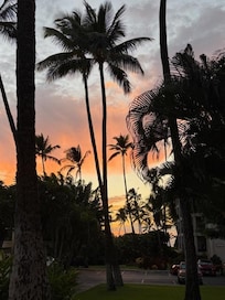 Beautiful sunset view from the condo!