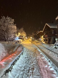 View of the street which the apartment is on