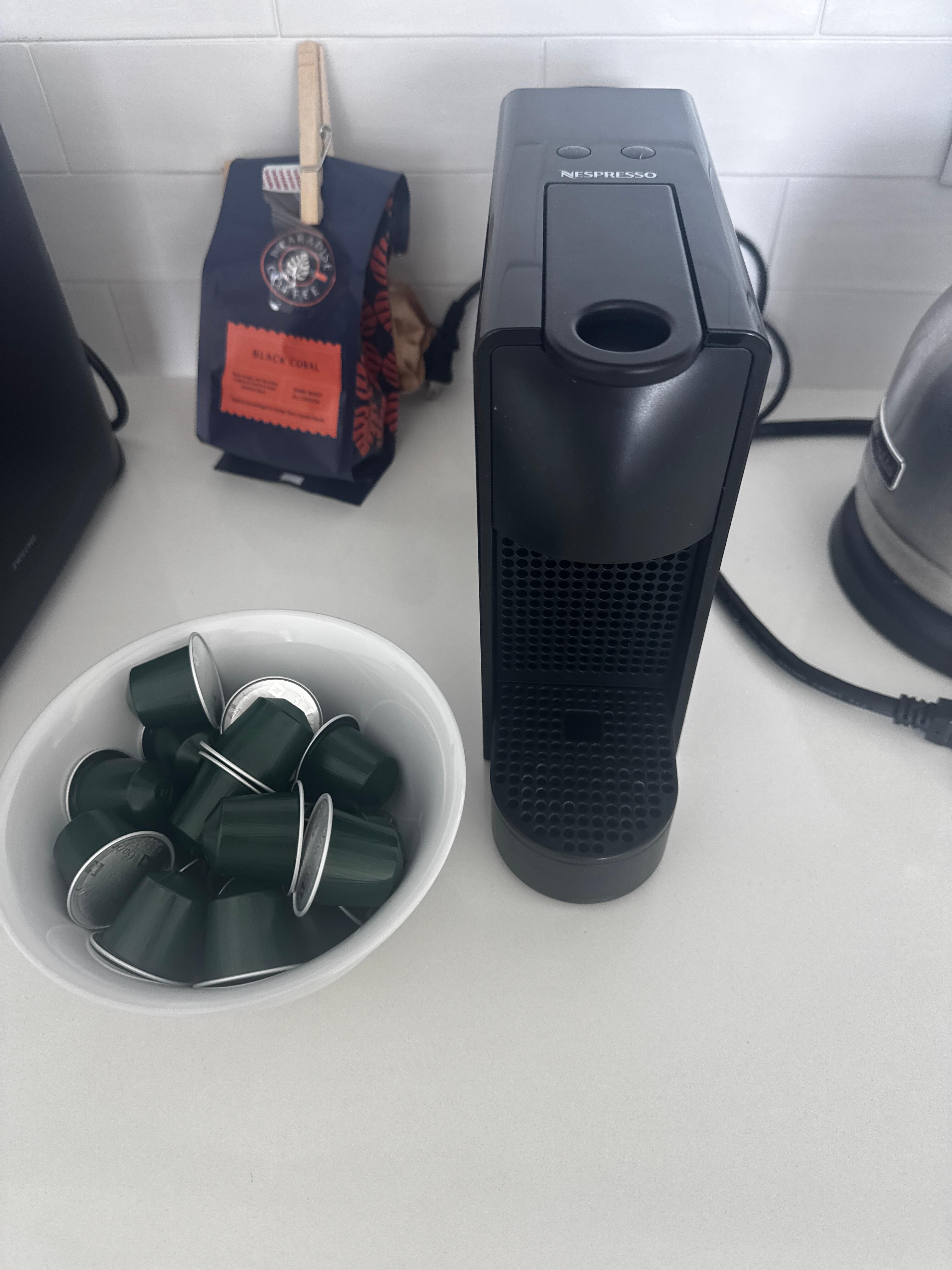 Nespresso in the condo in case you stop at Foster’s before check-in