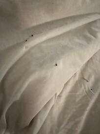 Dirty bed linens