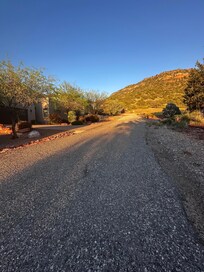 Rocky road. Drive slow.