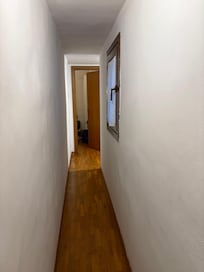 hallway to the back bedroom