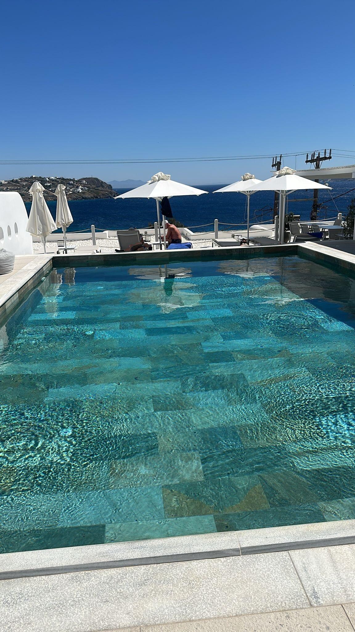Vista dalla piscina 