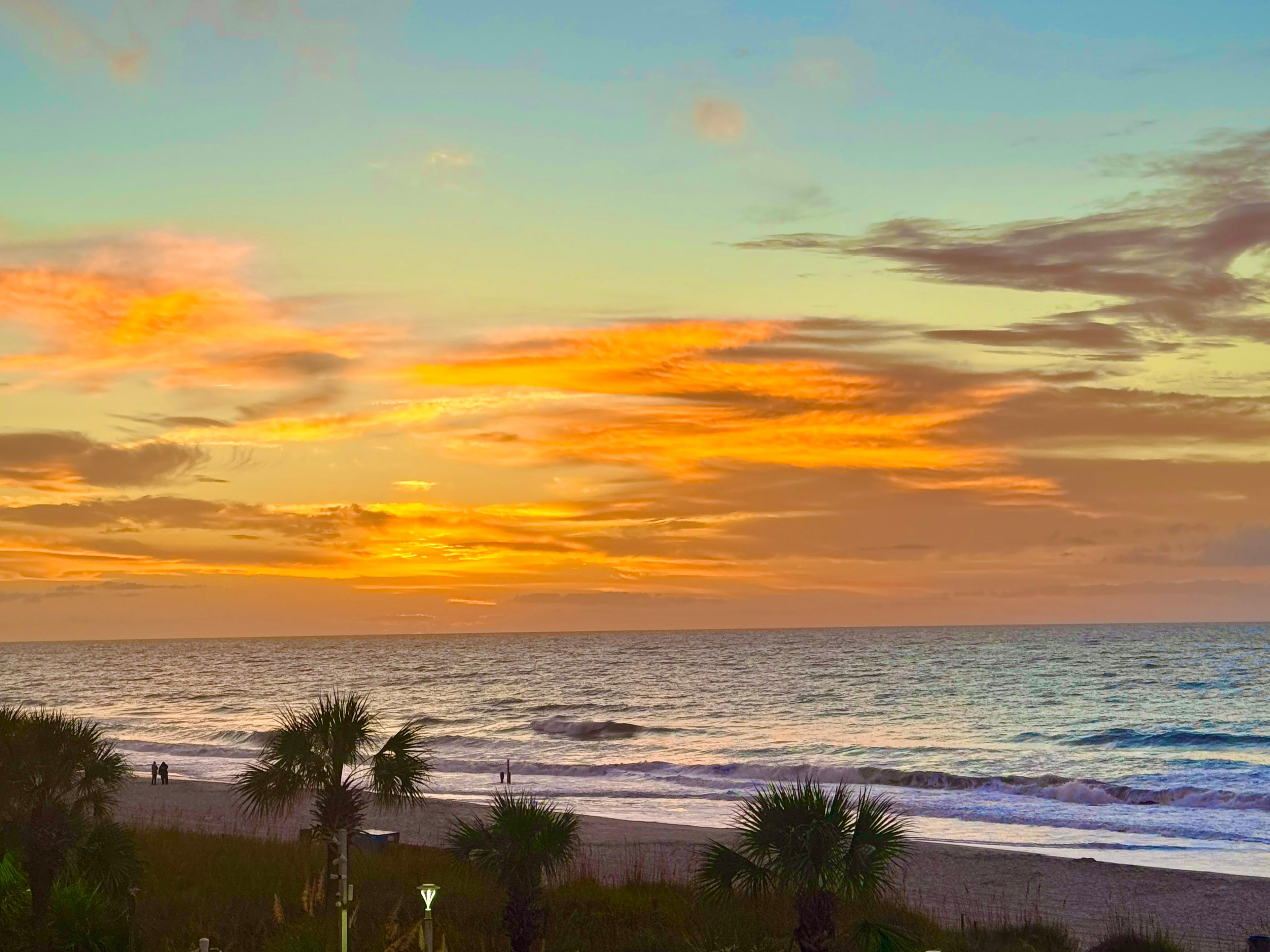 Sunrise from our balcony