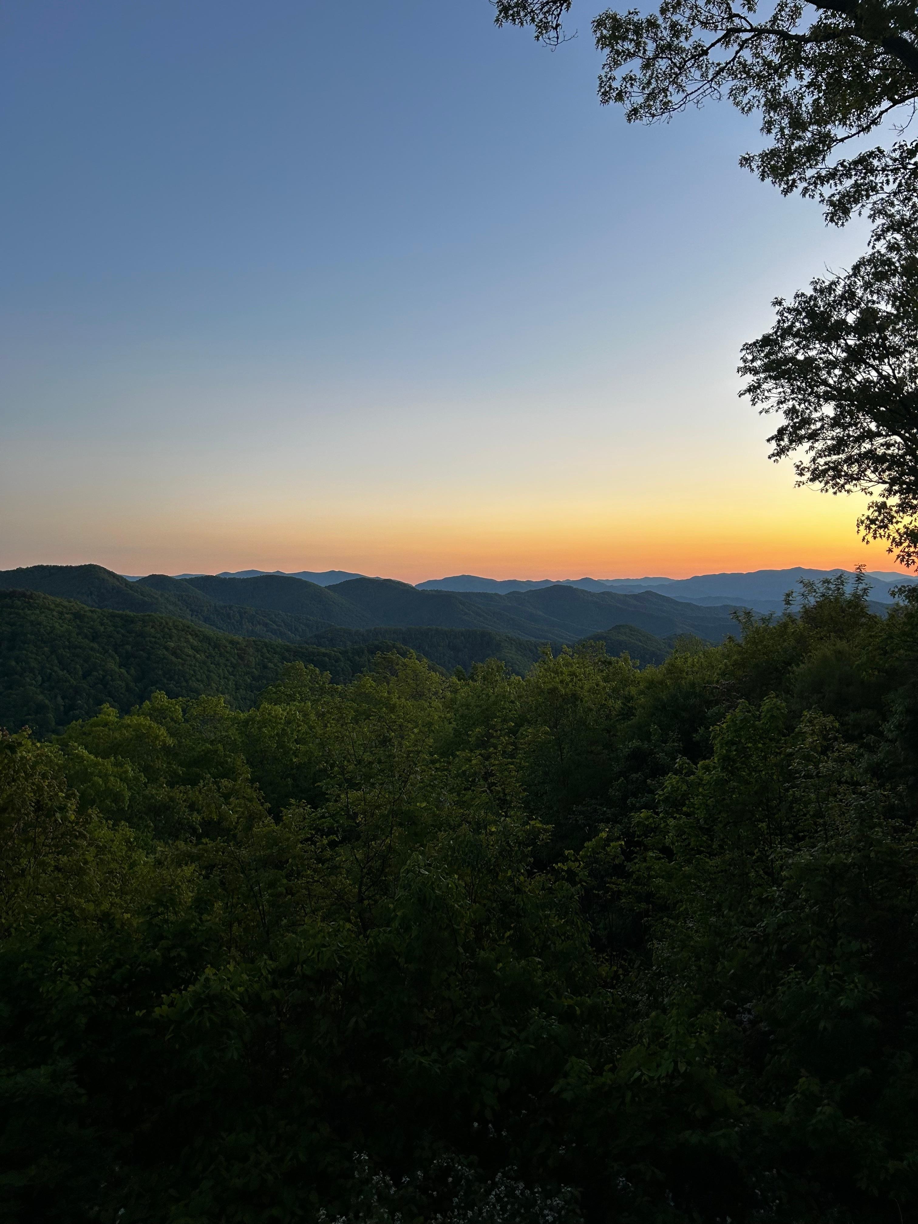 Sunset from Blue Bear