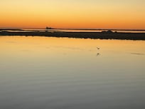 Gorgeous sunsets over the laguna madre/intercostal waterway. Taken from dock in front of unit