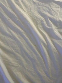 Pillow case dirty stain