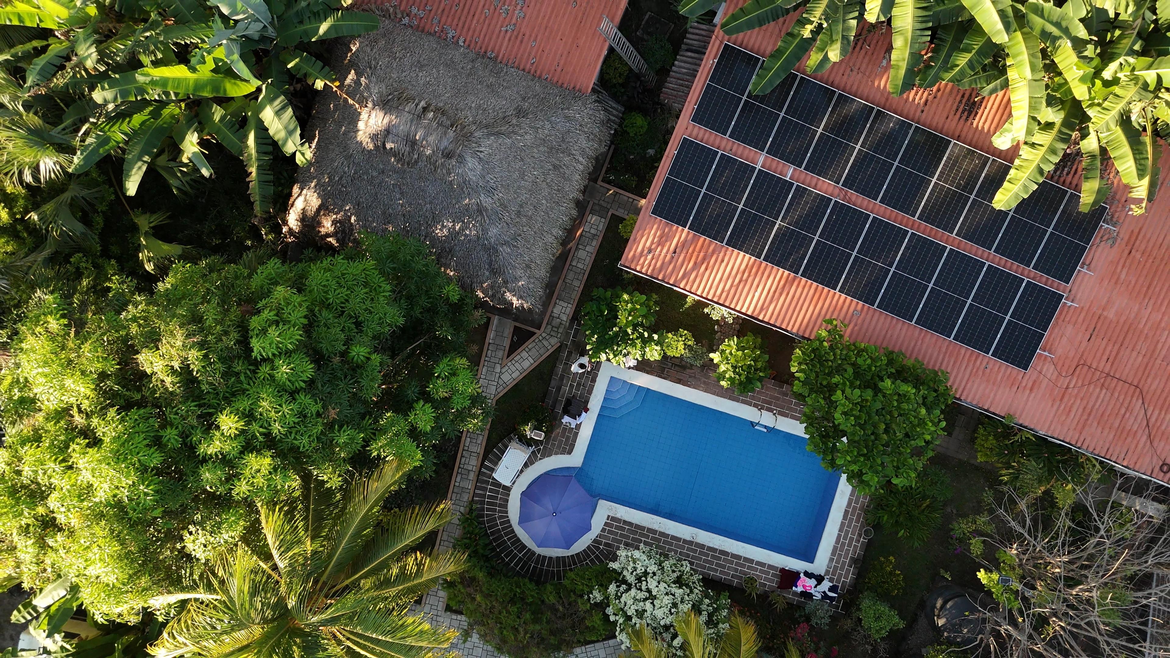 Aerial view of the property 