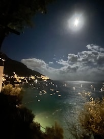 Nighttime view from the terrace