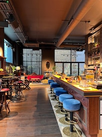 Bar and reception desk