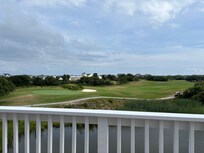 View from top deck, back yard.