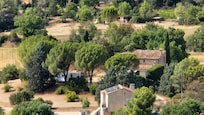 Vue sur la maison - Grambois