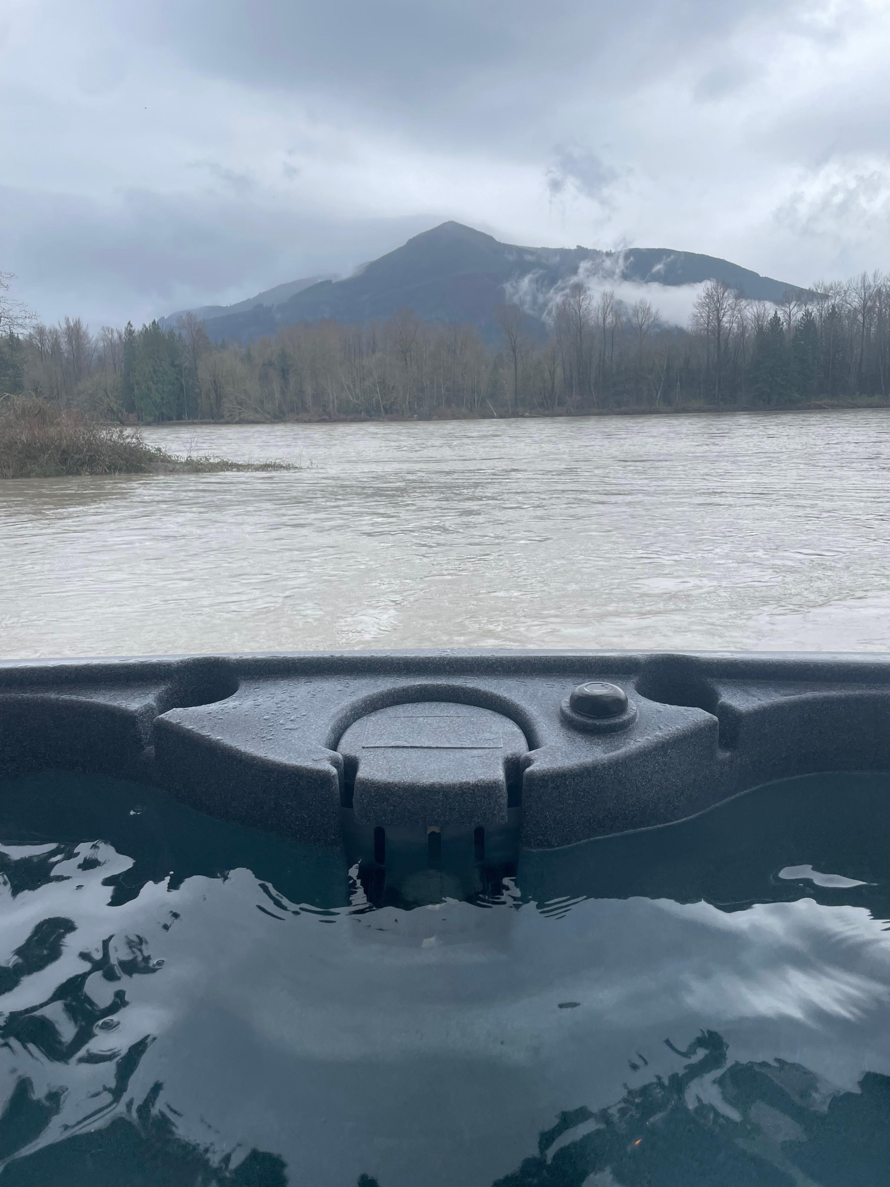 View from the hot tub.