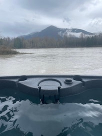 View from the hot tub.