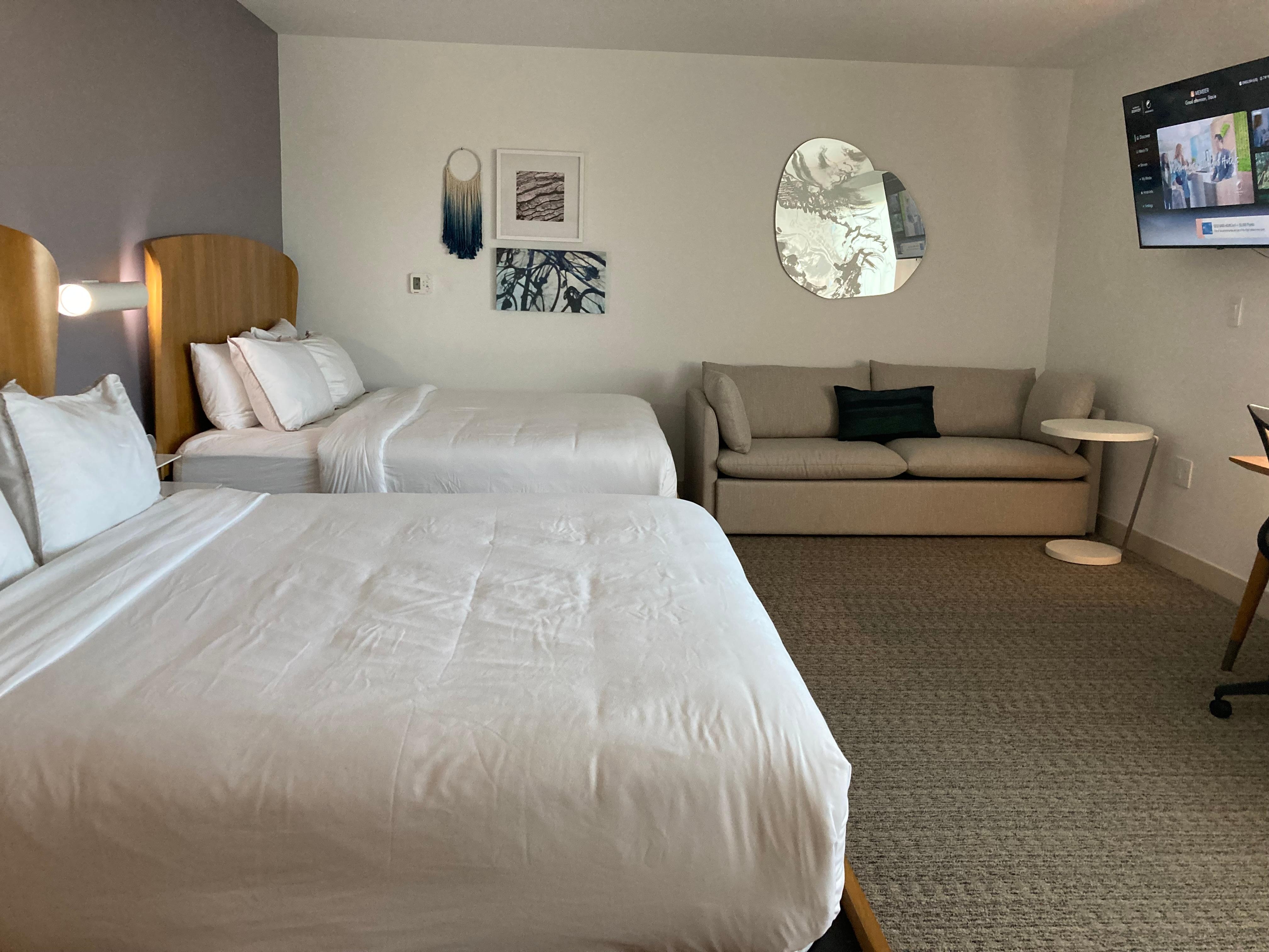 Huge king beds in the suite!