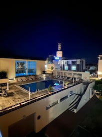 Pools at midnight