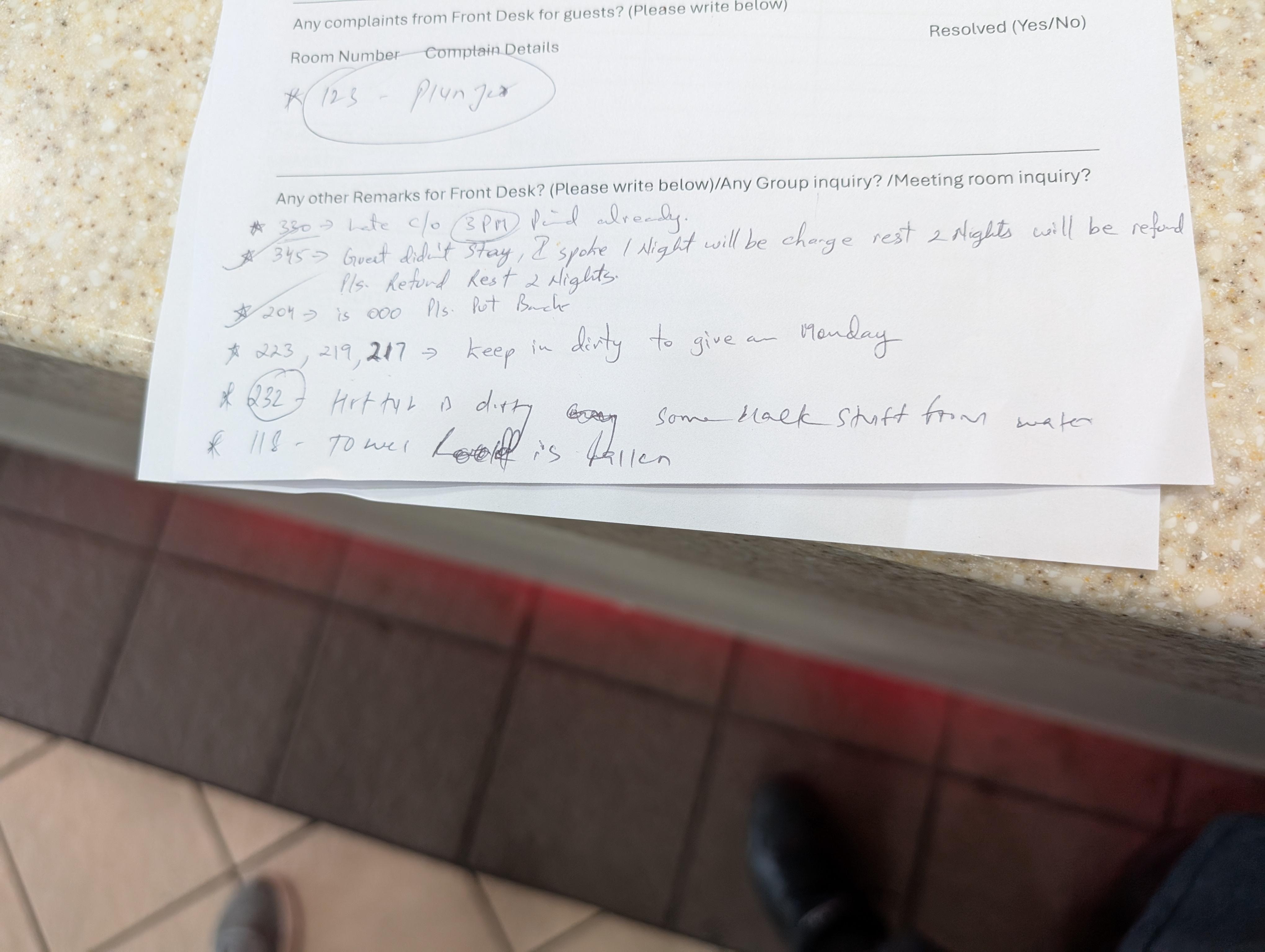 All the complaints from other customer plus mine.