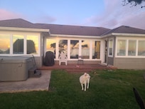 Back of the residence