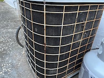 Rusty old AC unit from 1990