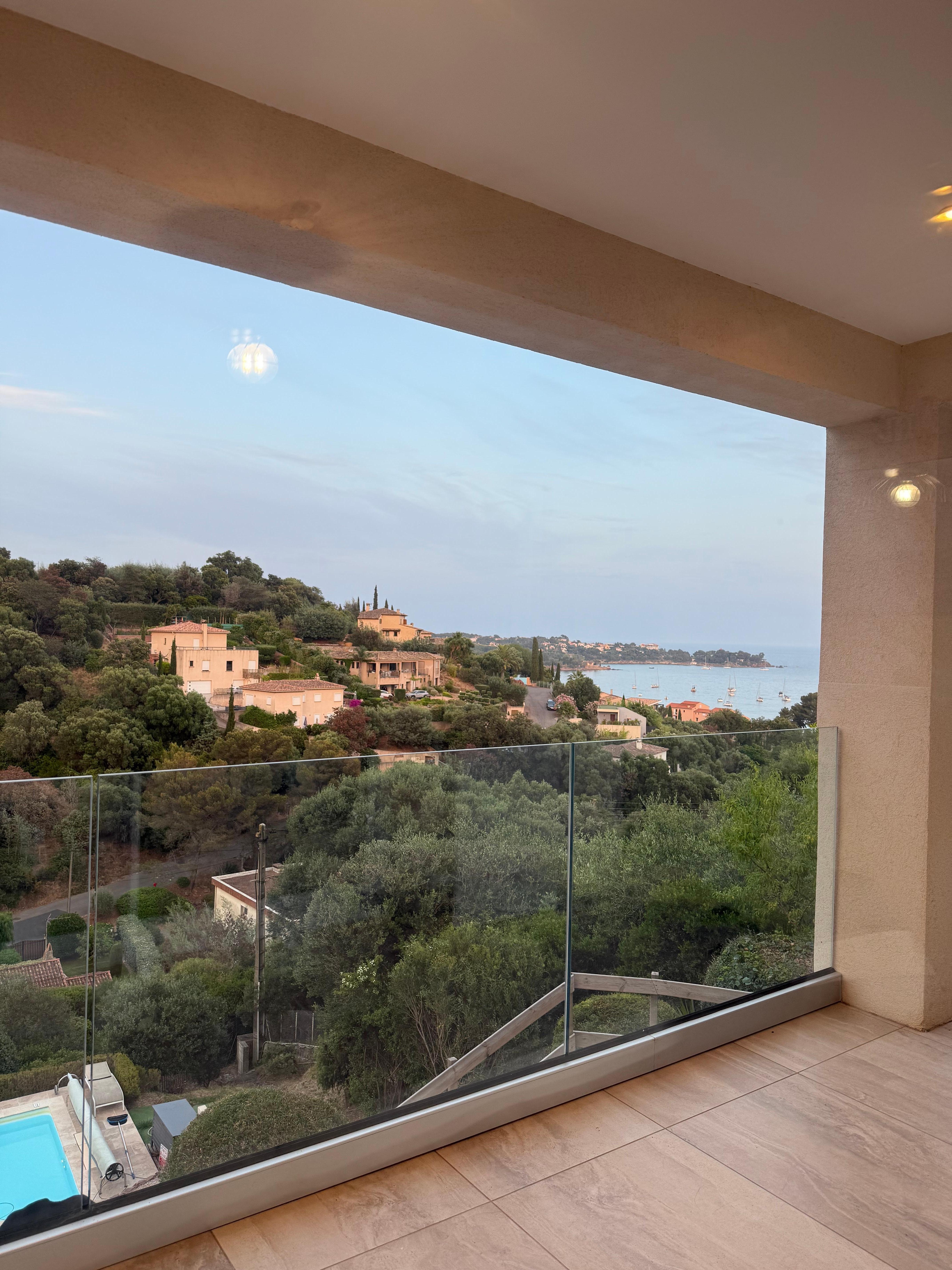 Aussicht aus der unsere Terasse