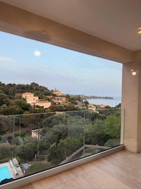 Aussicht aus der unsere Terasse