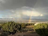Rainbow greeting upon arrival
